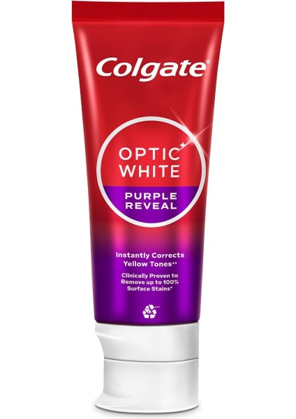 Colgate Optic White Purple Reveal 75 ml modelleri