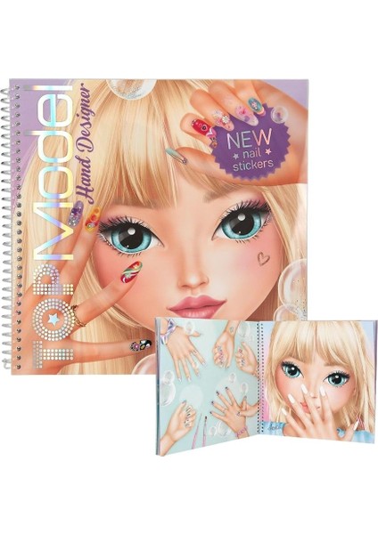 Model Topmodel Create Your Hand Design Colouring Book