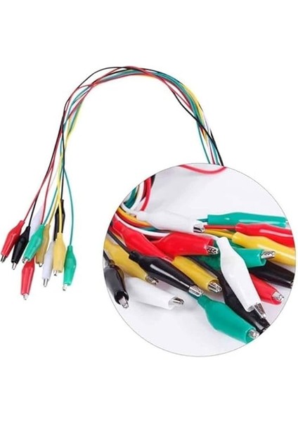 30'lu Krokodil Kablo Timsah Ağızlı Kıskaç Timsah Ağzı 50CM fırsatları