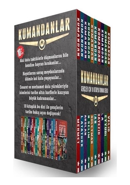 Kumandanlar Seti (10 Kitap Takım Kutulu)