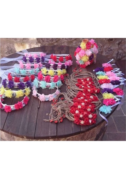 Lazer Güllü Kına Tefi, Nedime Bilekliği,nedime Tacı, Kına Testi