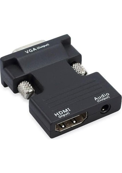 Plus PX-1245S HDMI To VGA + Ses Çevirici (Vga In Projeksiyon Veya Monitöre Takılır)