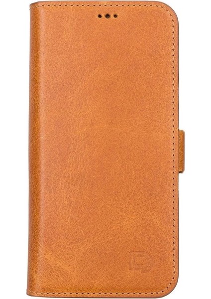 Apple iPhone 13 Uyumlu Deri Cüzdanlı Kılıf Antik Taba fiyatları