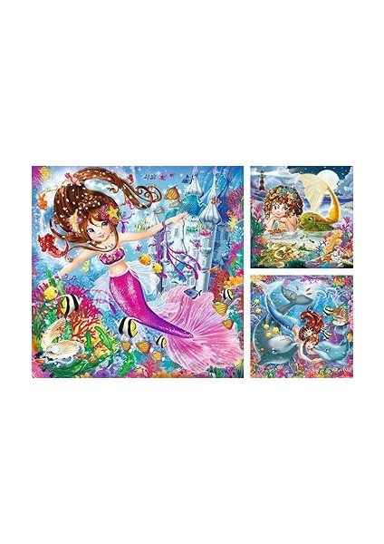 3X49 Parça Yapboz Wd Mermaid fiyatları