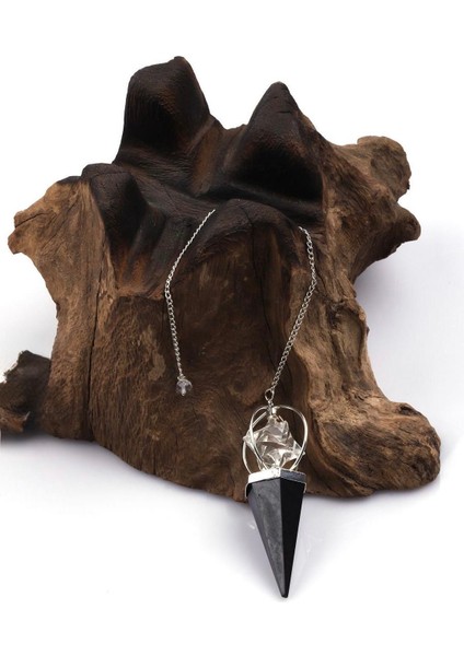 Shungite - Kristal Kuvars Doğal Taş Markaba Model Pandül fiyatları