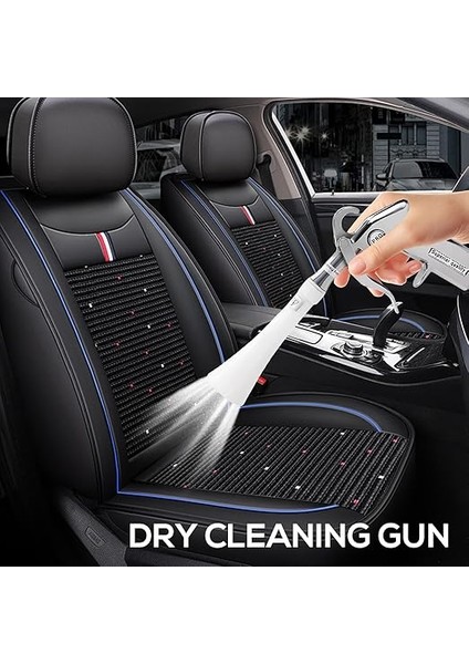 Hava Temizleme Tabancası, Kuru Hava Üfleme Tabancası, 6 – 9 Bar Kompresör Için, 5 Hortum, 1 Huni ve 1 Huni, Halıların Tozunu Almak Için Fırçalı (Beyaz) modelleri