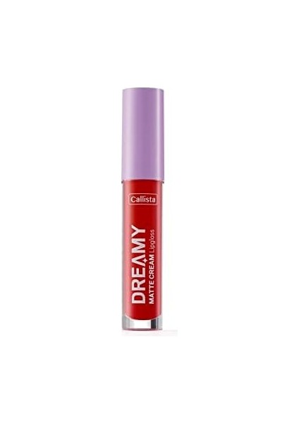 Callista Dreamy Matte Cream Mat Görünümlü Lipgloss 204 Hot Girl Check, Kırmızı modelleri