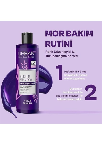 Care Mor Şampuan 250 ml Sülfatsız + Mor Sıvı Krem, 200 ml Set indirimleri