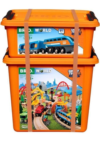 World 33977 Smart Tech Sound Deluxe Seti - Kapsamlı Komple Sette Kayıt Fonksiyonlu Etkileşimli Loco, Depolama Kutuları ile Birlikte - 3 Yıldan Itibaren Tavsiye Edilir