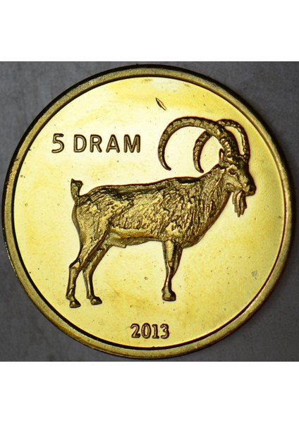 Dağlık Karabağ 5 Dram 2013 Dağ Keçisi Çil. fiyatları