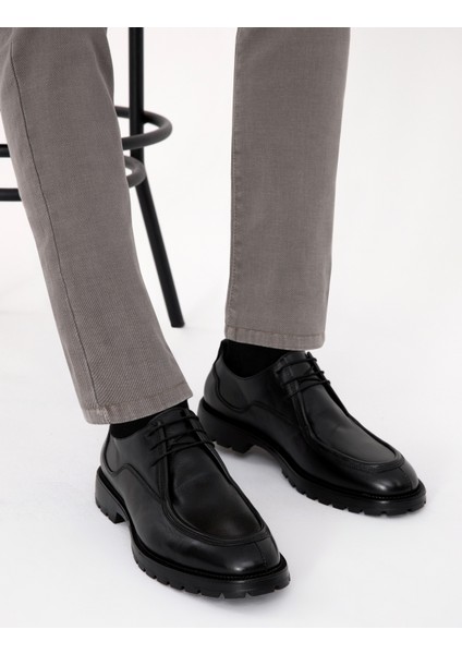 Erkek Siyah %100 Deri Casual Ayakkabı 50319294-VR046 modelleri