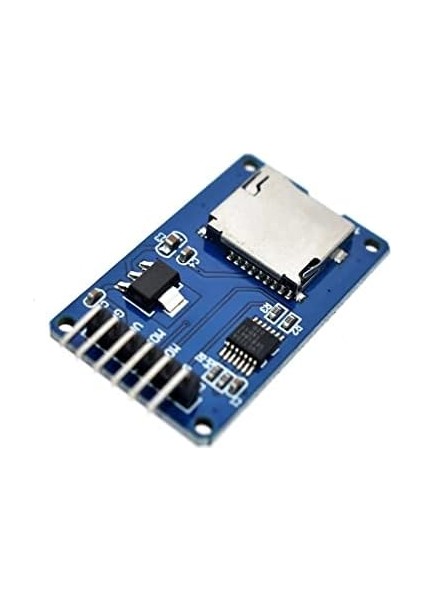 Sd Kart Modülü Hafıza Kartı Tf Kart Microsd Bellek Memory Spı Okuyucu Mikro Sd 3.3V 5V Arduino Data Kayıt Logger Ses Mp3 modelleri