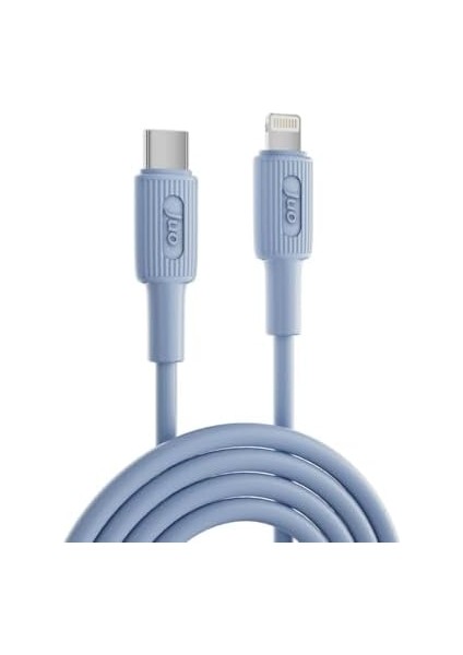 27W USB Type-C To iPad Silikon Hızlı Şarj ve Kablosu Mavi 1 Metre modelleri