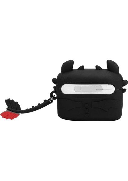 Airpods Pro 3. Nesil Uyumlu Sevimli Siyah Gecenin Öfkesi Figürlü Darbe Önleyici Kulaklık Koruma Kılıfı indirimleri