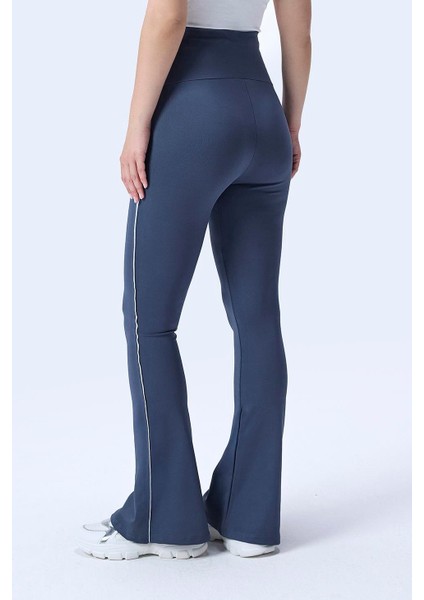 Imaj 437 Gri Renk Toparlayıcı ve Extra Esnek Etkili Yüksek Bel Ispanyol Paça Hamile Tayt modelleri