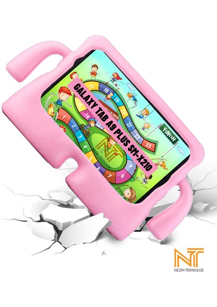 Samsung Galaxy Tab S9 X710 / S9 Fe X510 / S10 Fe X520 Uyumlu Çocuklar Için Standlı Silikon Kılıf fiyatları