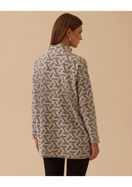 10002521711018 Desenli Düşük Omuzlu Triko Tunik fırsatları