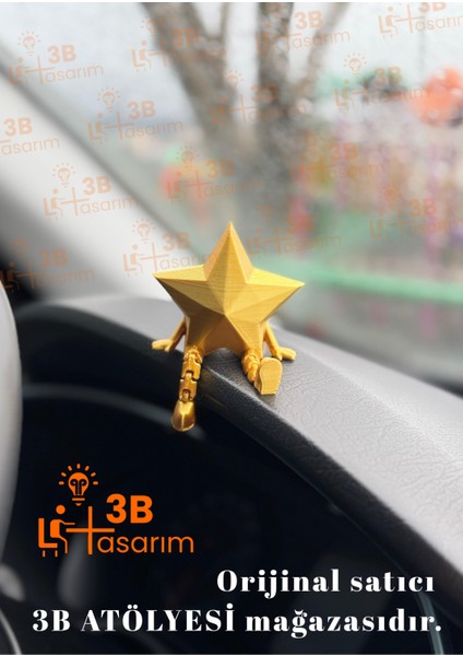 Sevimli Yıldız Dekorasyon Obje
