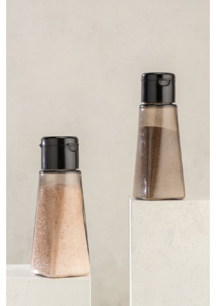 2'li Tek Kişilik Tuzluk Karabiberlik Tuzluk Seti 72 ml Siyah modelleri