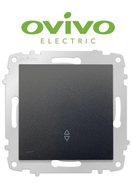 Metalik Siyah Vavien Anahtar Çerçevesiz Grano - Priz ve Anahtar Için Uyumlu Çerçeve fiyatları