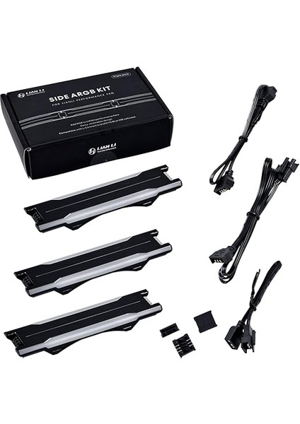 Lı Unı Fan P28 Opsiyonel Yandan Dağınık Rgb Şerit 3 Adet Paket, Siyah Renkli Çerçeve (P28120-1B, P28120-3B, GA2P36B ile Uyumlu) - P28ARGB-B modelleri