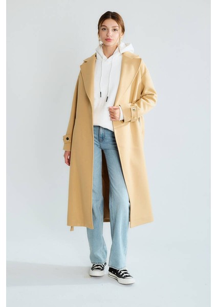 Kadın Gold Dügmeli Kaban modelleri