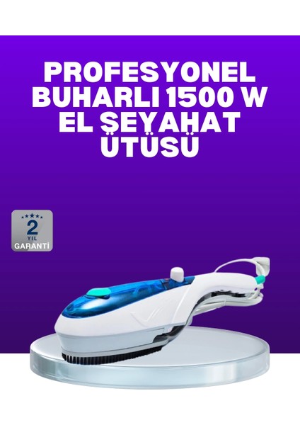 Buğz Buharlı Pratik Ütü Seyahat Tipi Kırışıklık Giderici