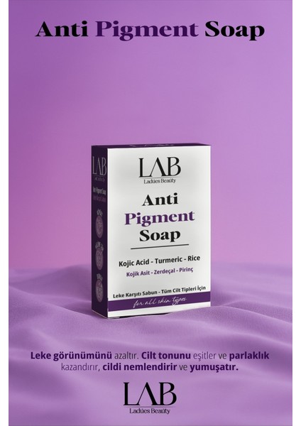 Lab Kojic Acid Zerdeçal Pirinç Etkisi Ile Leke Karşıtı Sabun fiyatları