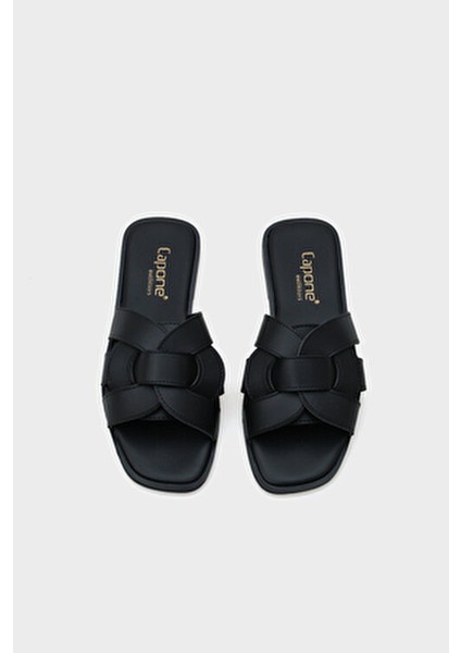 Lauren Kadın Terlik Suni Deri Hafif ve Rahat Ev Kullanımı