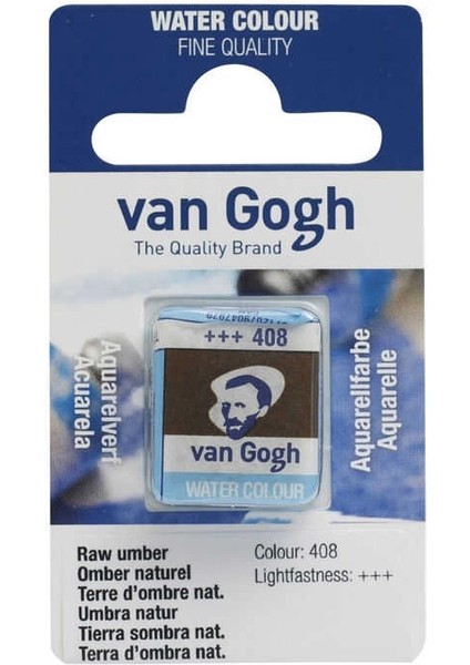 Van Gogh 1/2 Tablet Sulu Boya 408 Raw Umber