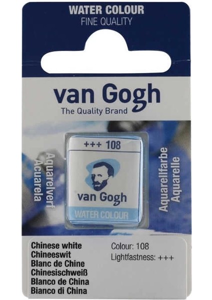 Van Gogh 1/2 Tablet Sulu Boya 108 Chinese White