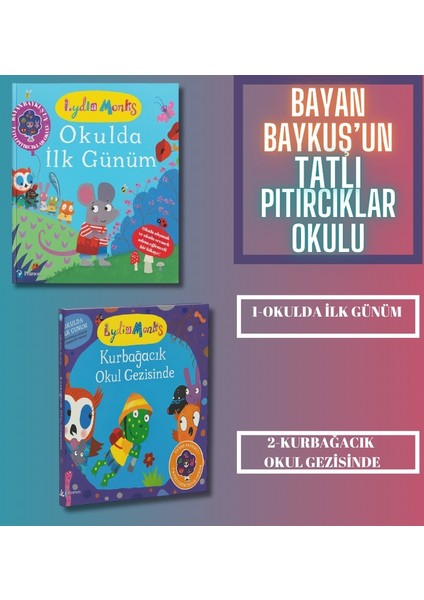 Bayan Baykuş’un Tatlı Pıtırcıklar Okulu – 2 Kitaplık Set