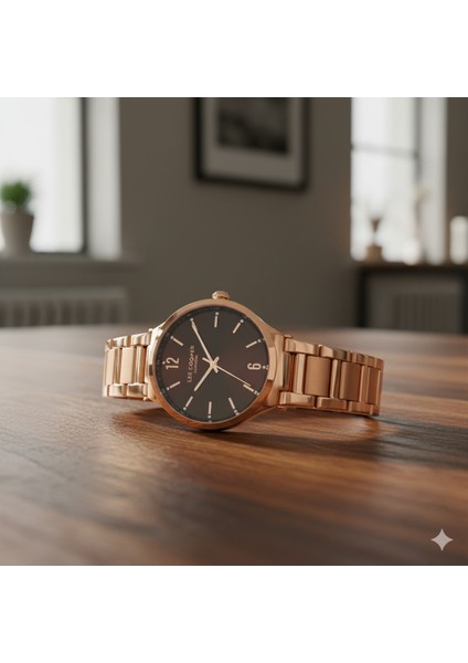 Kadın Kol Saati Altın Renk, Siyah Kadran - Şık Metal Kordon, 2 Yıl Garantili fiyatları