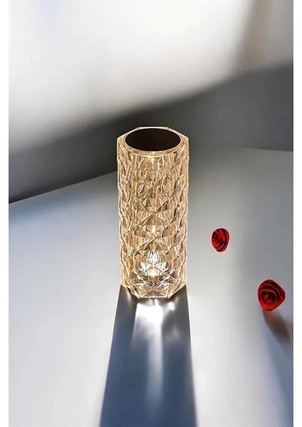 Kristal Dokunmatik ve Kumandalı Masa ve Gece Lambası modelleri