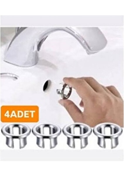 Krom Lavabo Yüzüğü 2 Adet Endüstriyel Kullanıma Uygun Dayanıklı Tasarım fiyatları