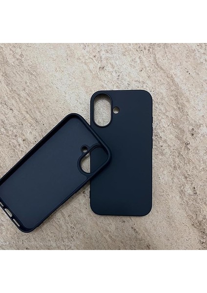 16 Uyumlu Logolu Premium Içi Kadife Lansman Kılıf (Lacivert)