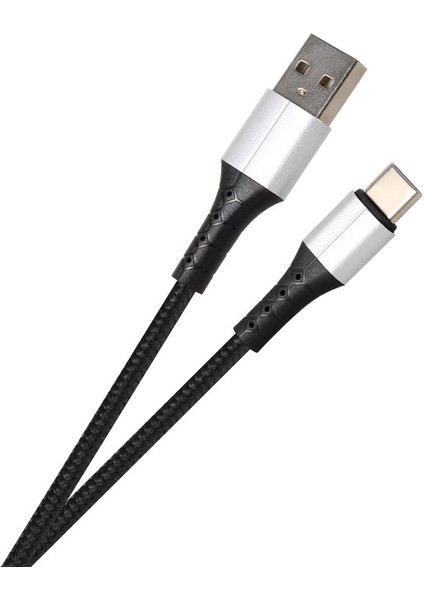 CU287C Type-C 3A Şarj Kablosu Siyah fırsatları