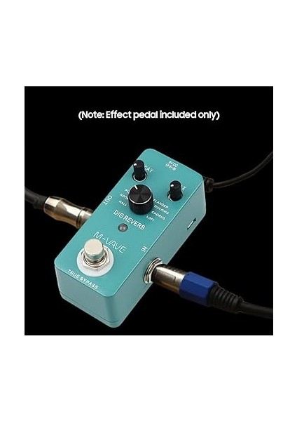 Dıg Reverb Dijital Reverb Gitar Efekt Pedalı 9 Reverb Tipi Çürüme ve Karışım Kontrolü Gerçek Bypass Tam Metal Kabuk fırsatları