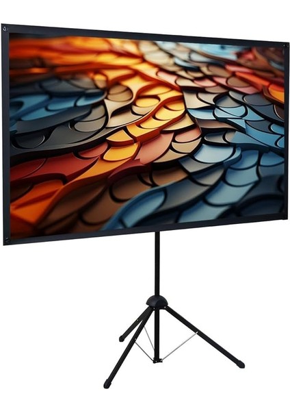 PS60 Taşınabilir Ayaklı Projeksiyon Perdesi 60 Inç