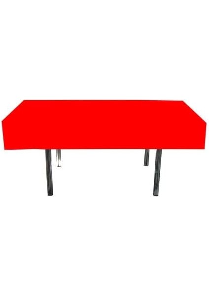 Marifetlerim - Düz Kırmızı Doğum Günü Masa Örtüsü 137 * 183