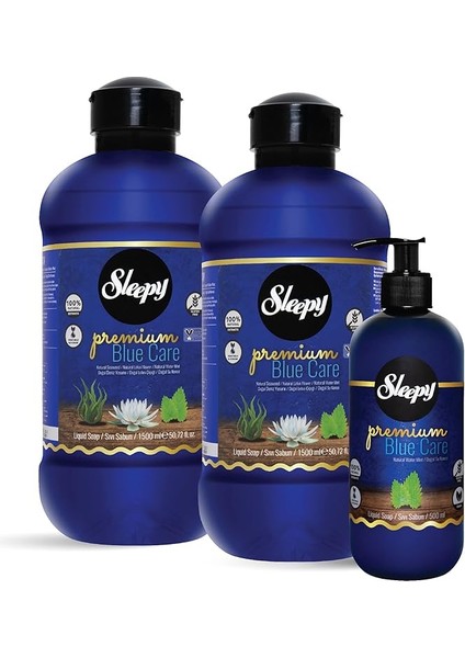 Premium Blue Care Serisi Sıvı Sabun 500 ml + 2X1500 ml