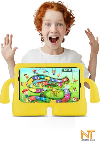 Xioami Mi Pad 5 / Mi Pad 6 11 Inç Uyumlu Çocuklar Için Standlı Silikon Kılıf