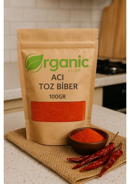Kırmızı Acı Toz Biber 100GR - Katkısız & Doğal