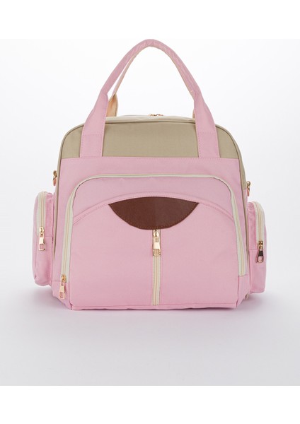 Geniş Hacimli Çok Bölmeli Anne Bebek Bakım Çantası – Sırt ve Omuz Kullanımlı Termal Biberon Gözlü fiyatları