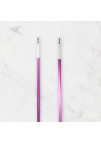 Loren Rythm 2,5mm Mor Renkli Metal Örgü Şişi modelleri