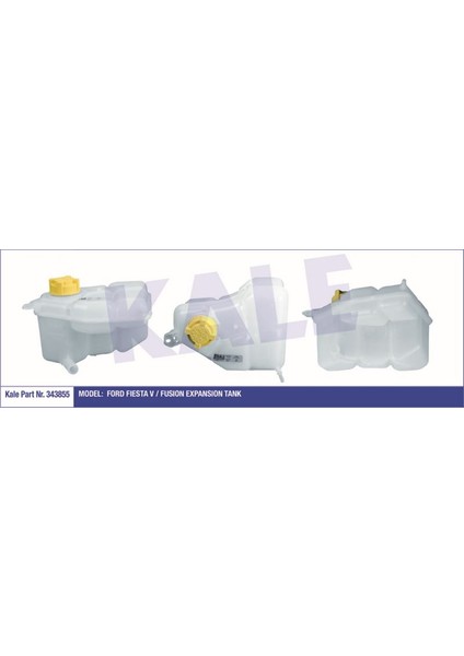 -343855 - Yedek Su Deposu Ford Fıesta V Fusıon 01<08 -Mazda 03<07 1.25 16V 1.4 1.6 (Kapaklı)