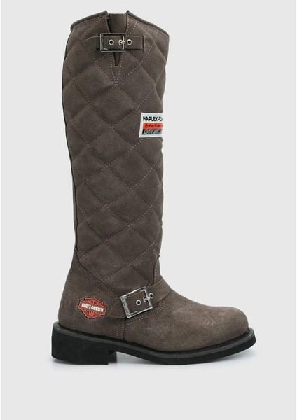 Laconia Hi 646 Grey Süet Kadın Çizme