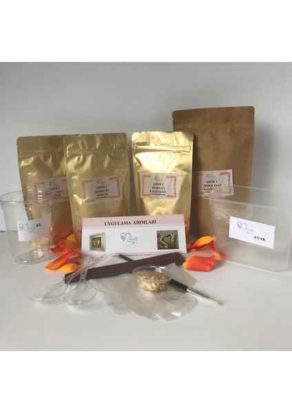 Cam fanuslu, Aljinat ile 3 Boyutlu Bebek El ve Ayak İzi Heykeli Kalıp Seti fırsatları