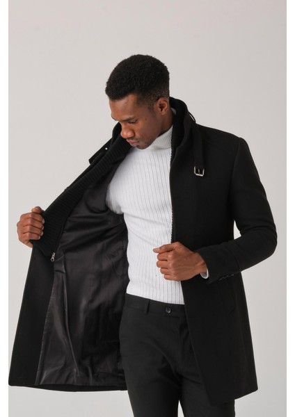 Erkek Kaşe Kaban – Çıkartılabilir Fermuarlı Ribanalı Yaka, Slim Fit Italyan Kesim, Şık ve Fonksiyonel Bej, Taba, Kahverengi, Gri, Siyah fırsatları