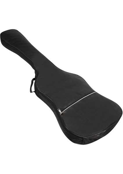 Elektrik Bas Gitar Çantası Sırt Çantası Elektrik Bas ve Gitar Için 20MM Yastıklı Siyah